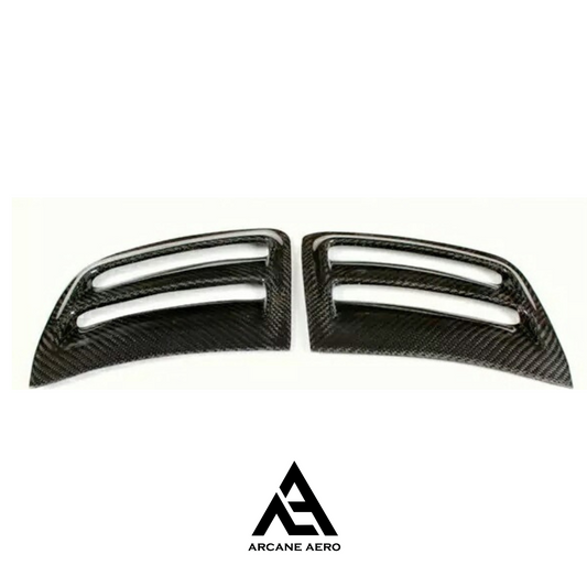 MERC W204 C63 CARBON FIBRE ARCANE AERO BUMPER VENTS