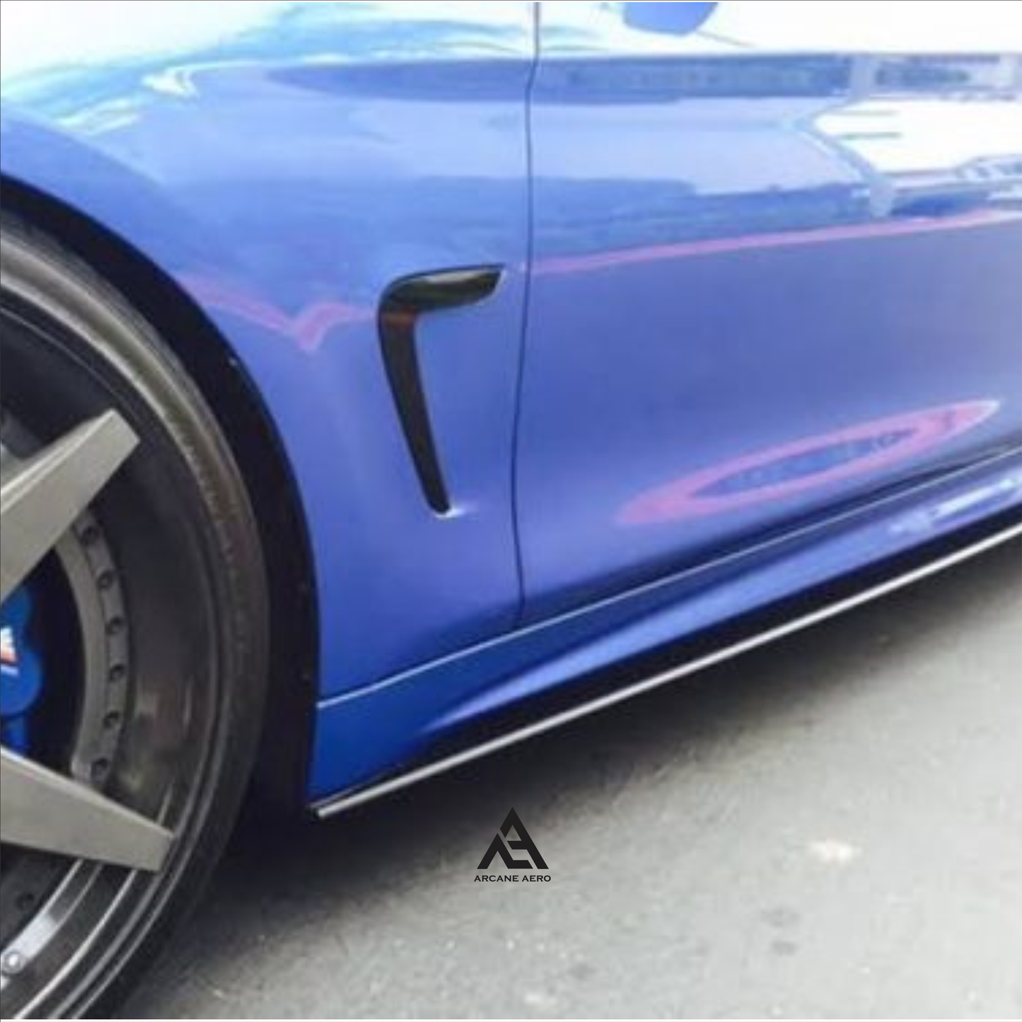 BMW F30 (3-SERIES) MP STYLE SIDE ARCANE AERO SKIRT EXTENSIONS