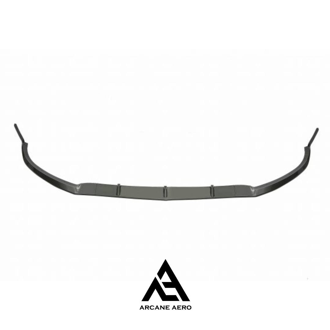 MERC W205 (C-CLASS) EDITION 1 ARCANE AERO STYLE GLOSS BLACK FRONT SPOILER