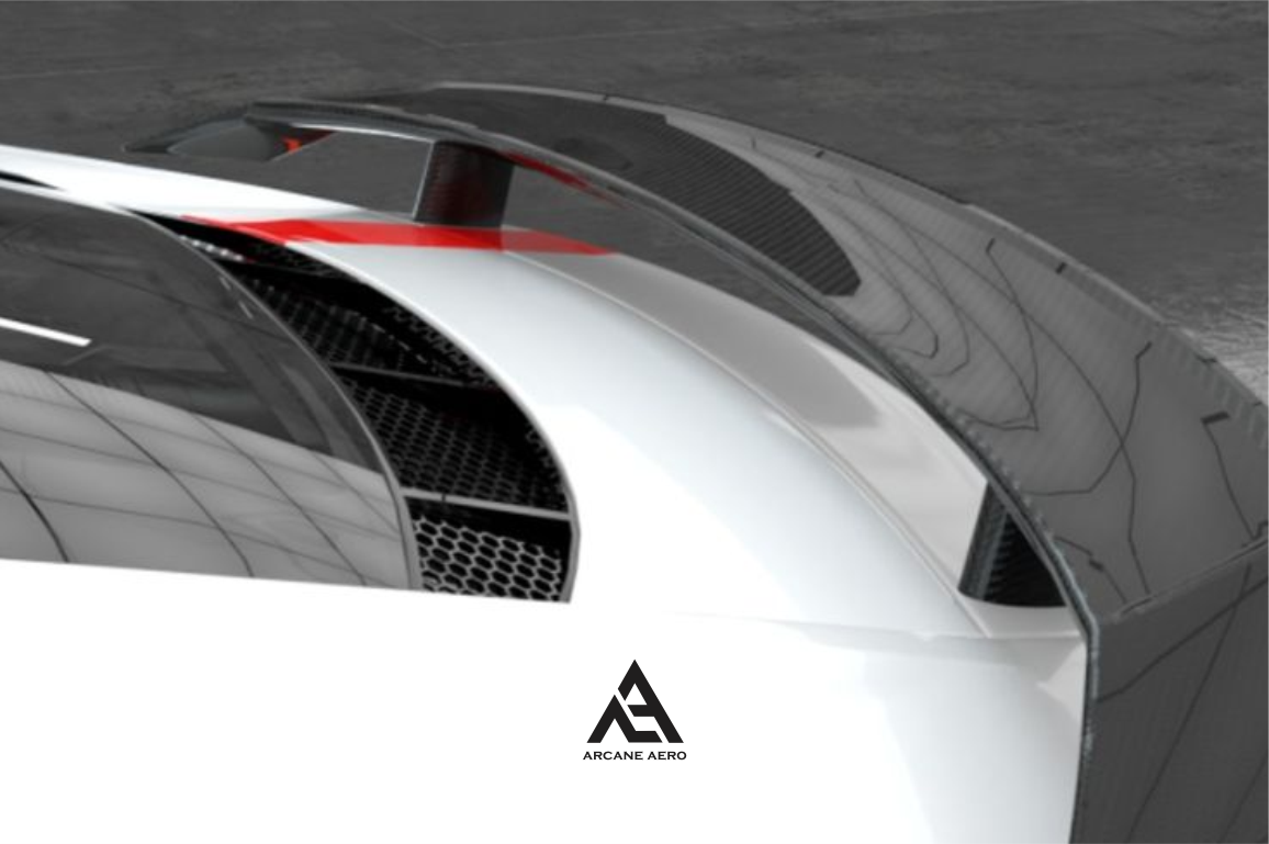 AUDI TTRS CARBON FIBRE BOOT WING SPOILER