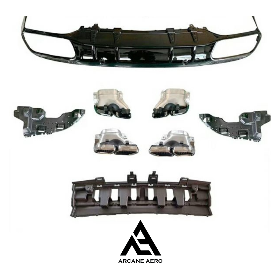 MERC W205 (COUPE) EDITION 1 ARCANE AERO STYLE DIFFUSER