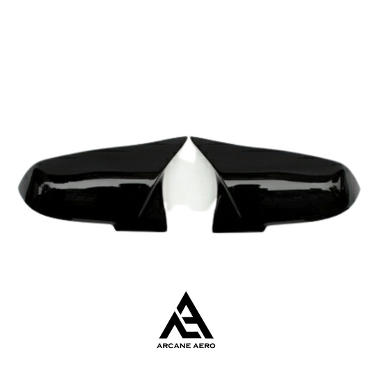 BMW F-SERIES M4 ARCANE AERO STYLE GLOSS BLACK MIRROR CAPS