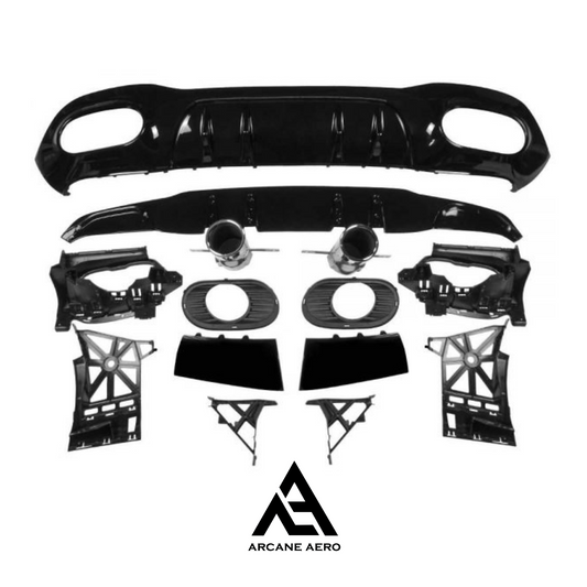 MERC A-CLASS (W177) SEDAN ARCANE AERO STYLE DIFFUSER