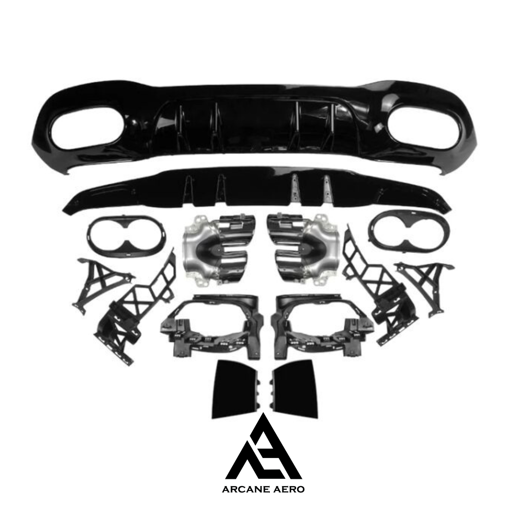 MERC A-CLASS (W177) HATCH A45S ARCANE AERO STYLE DIFFUSER