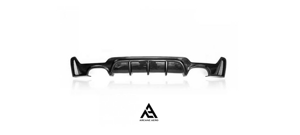 BMW F32 (4-SERIES) ARCANE AERO STYLE GLOSS BLACK DIFFUSERS