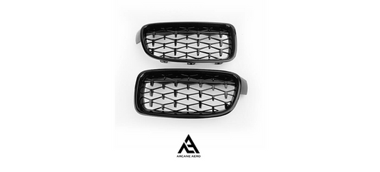 BMW F30 (3-SERIES) ARCANE AERO DIAMOND STYLE KIDNEY GRILLES