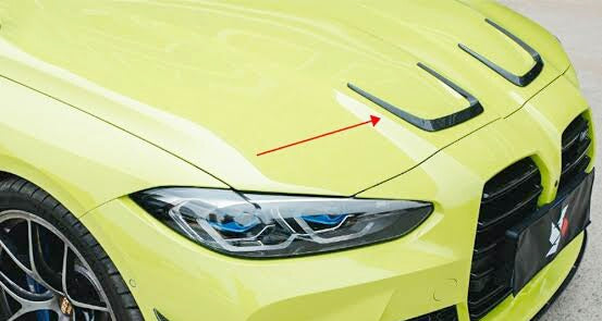 BMW G80 M3 (3-SERIES) DRY CARBON FIBER BONNET TRIMS
