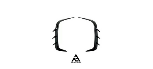 BMW G22 (4-SERIES) ARCANE AERO STYLE BUMPER CANARDS