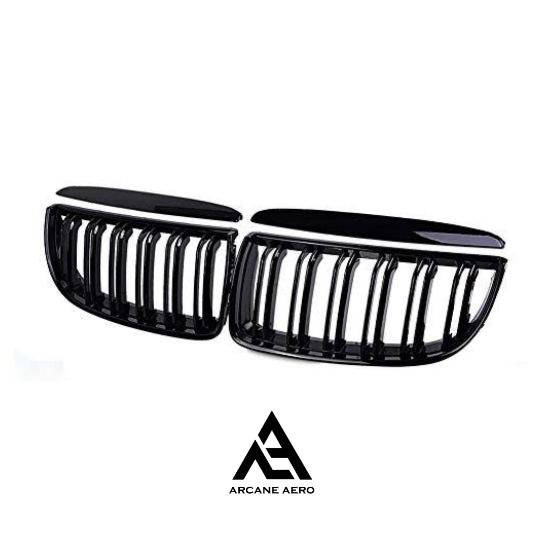 BMW E90 3-SERIES ARCANE AERO DUAL SLAT KIDNEY GRILLES