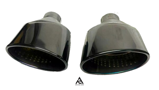 AUDI RS STYLE ARCANE AERO OVAL TAIL PIPES