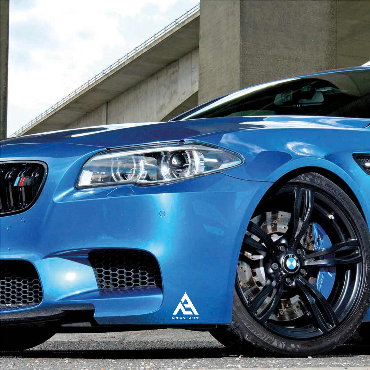 BMW M5 (F10) RKP ARCANE AERO STYLE CARBON FIBER FRONT SPOILER