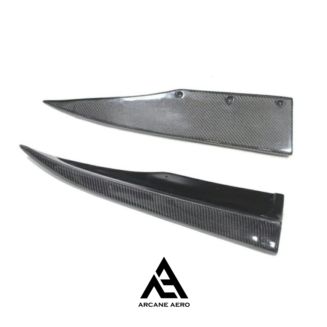 MERC W204 C63 CARBON FIBRE ARCANE AERO DIFFUSER SPATS