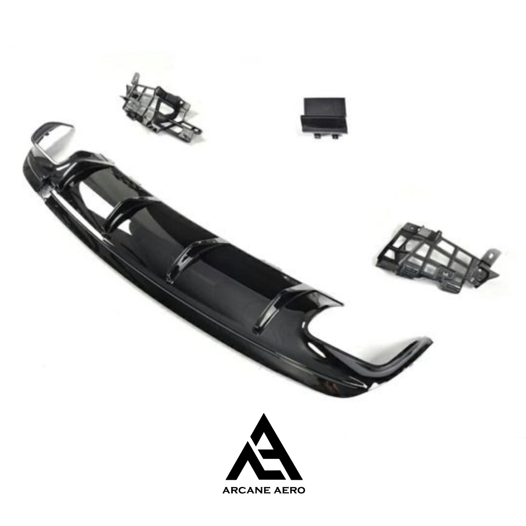 MERC W117 CLA ARCANE AERO STYLE DIFFUSER WITH PIPES