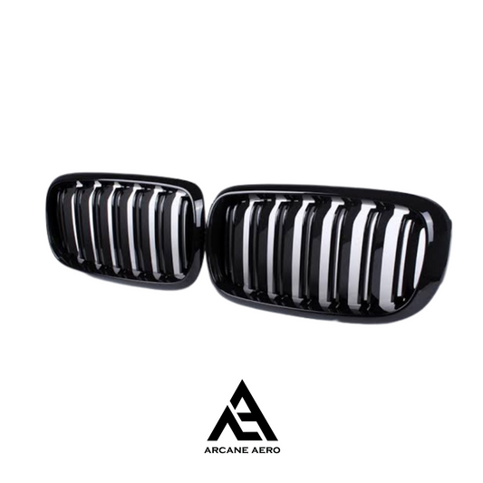 BMW F16 X6 SERIES ARCANE AERO DUAL SLAT KIDNEY GRILLES