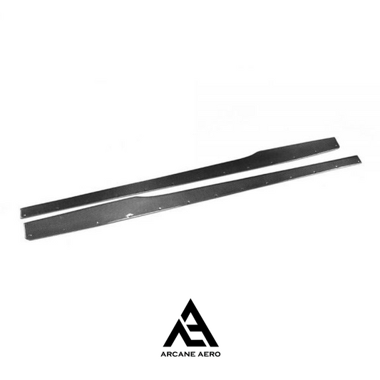 BMW F20 1-SERIES ARCANE AERO STYLE CARBON FIBRE SIDE SKIRT EXTENSIONS