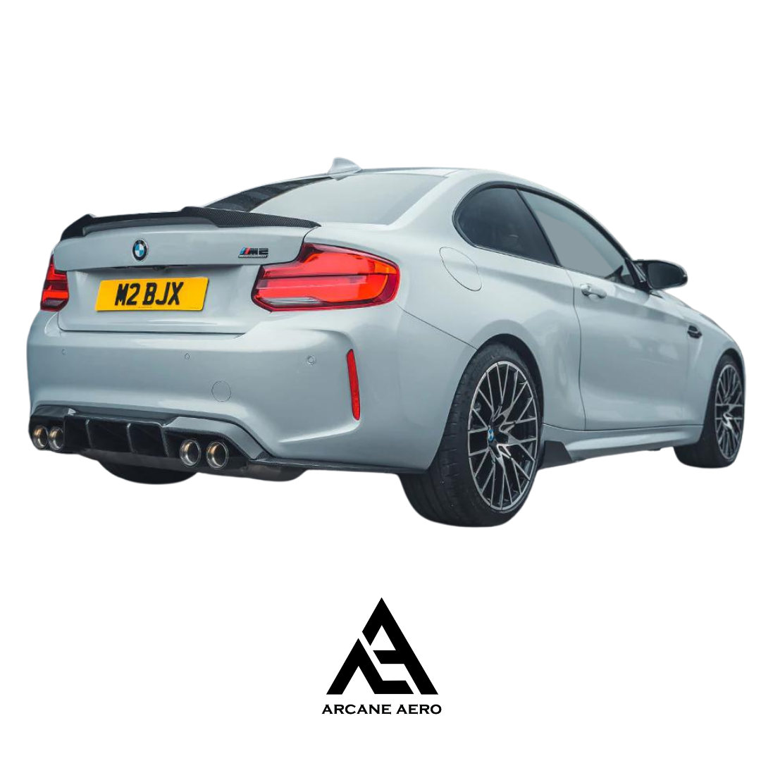 BMW F22 (2-SERIES) M4 STYLE ARCANE AERO CARBON FIBER BOOT SPOILER
