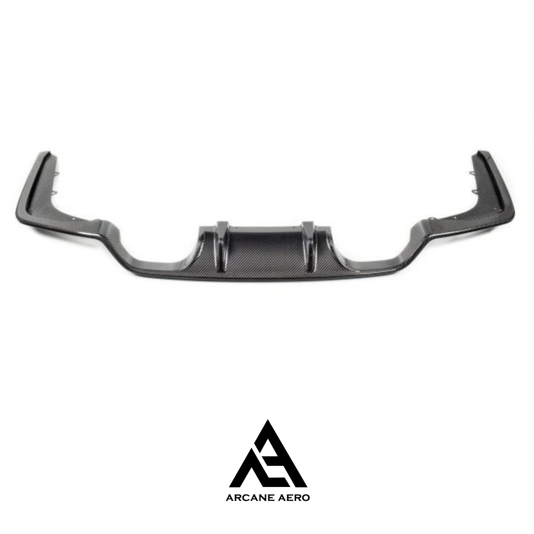 BMW F82 M4 3D STYLE ARCANE AERO CARBON FIBER REAR DIFFUSER