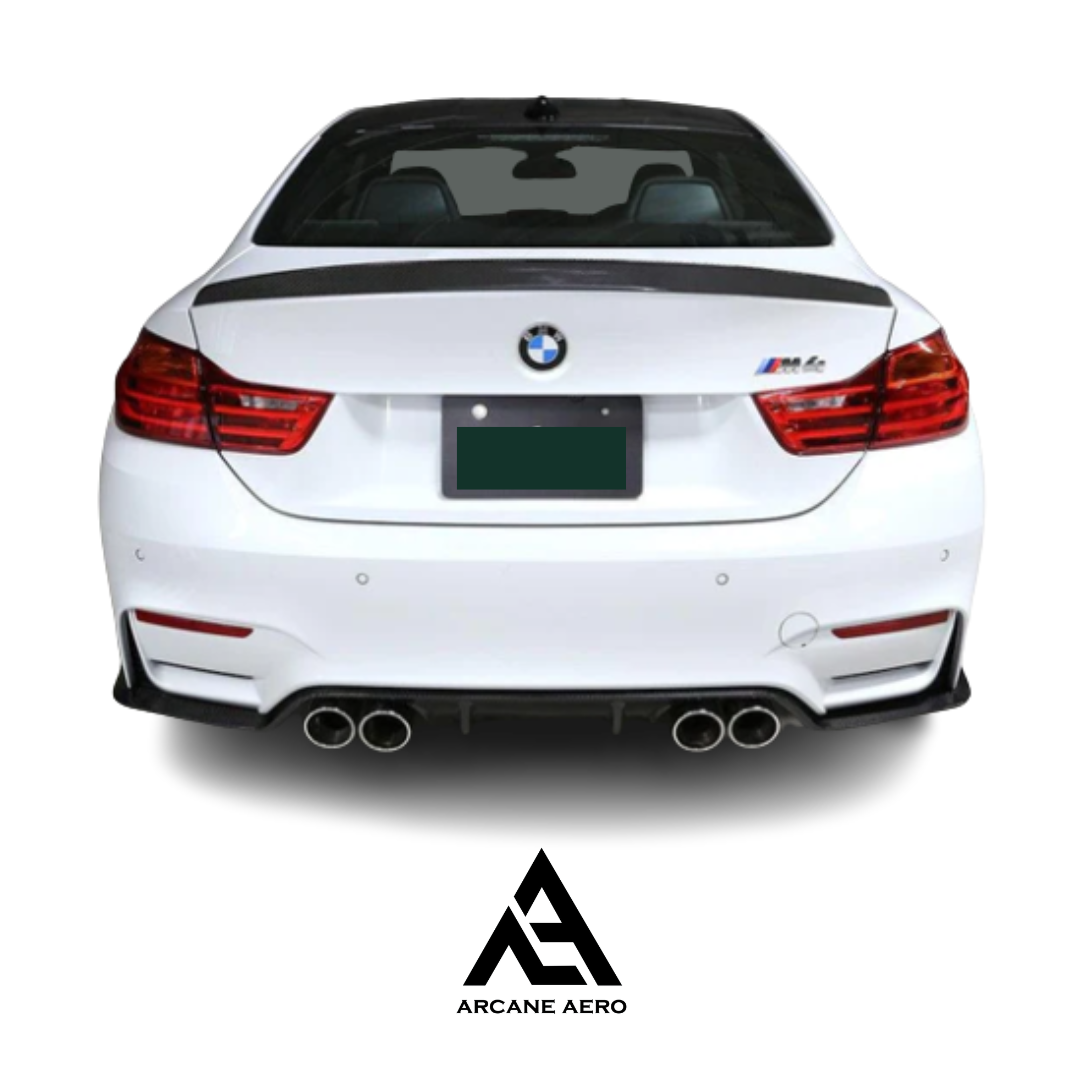 BMW F82 M4 3D STYLE ARCANE AERO CARBON FIBER REAR DIFFUSER