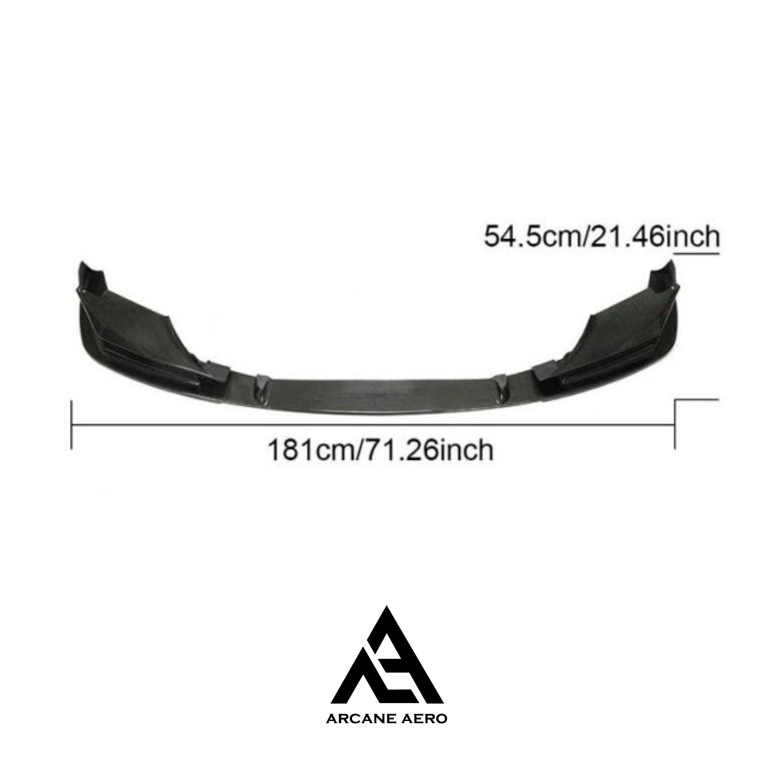 BMW F90 M5 (LCI) 3D STYLE CARBON FIBER ARCANE AERO FRONT SPOILER