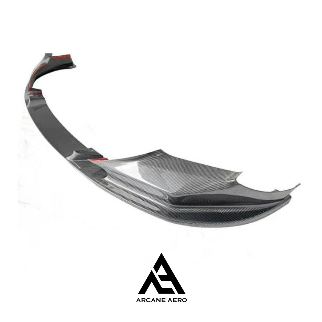 BMW F90 M5 3D STYLE CARBON FIBRE ARANE AERO FRONT SPOILER