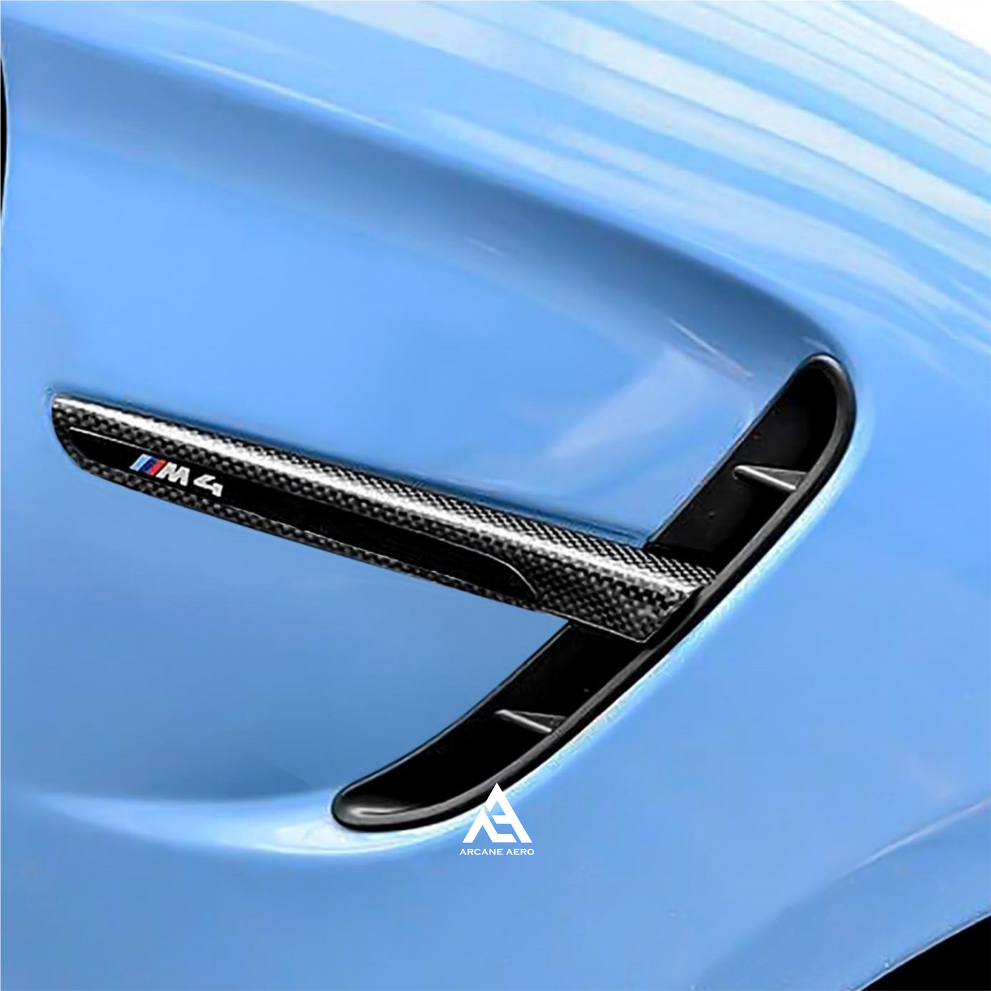 BMW F80 M3 CARBON FIBER ARCANE AERO FENDER VENTS